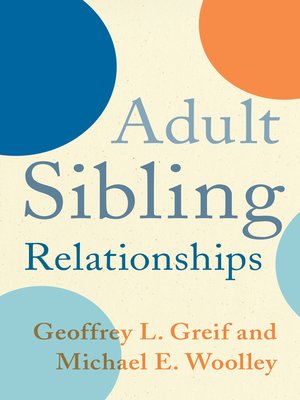 cover image of Adult Sibling Relationships